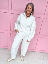 Easy Days Athleisure Set - Heather Gray