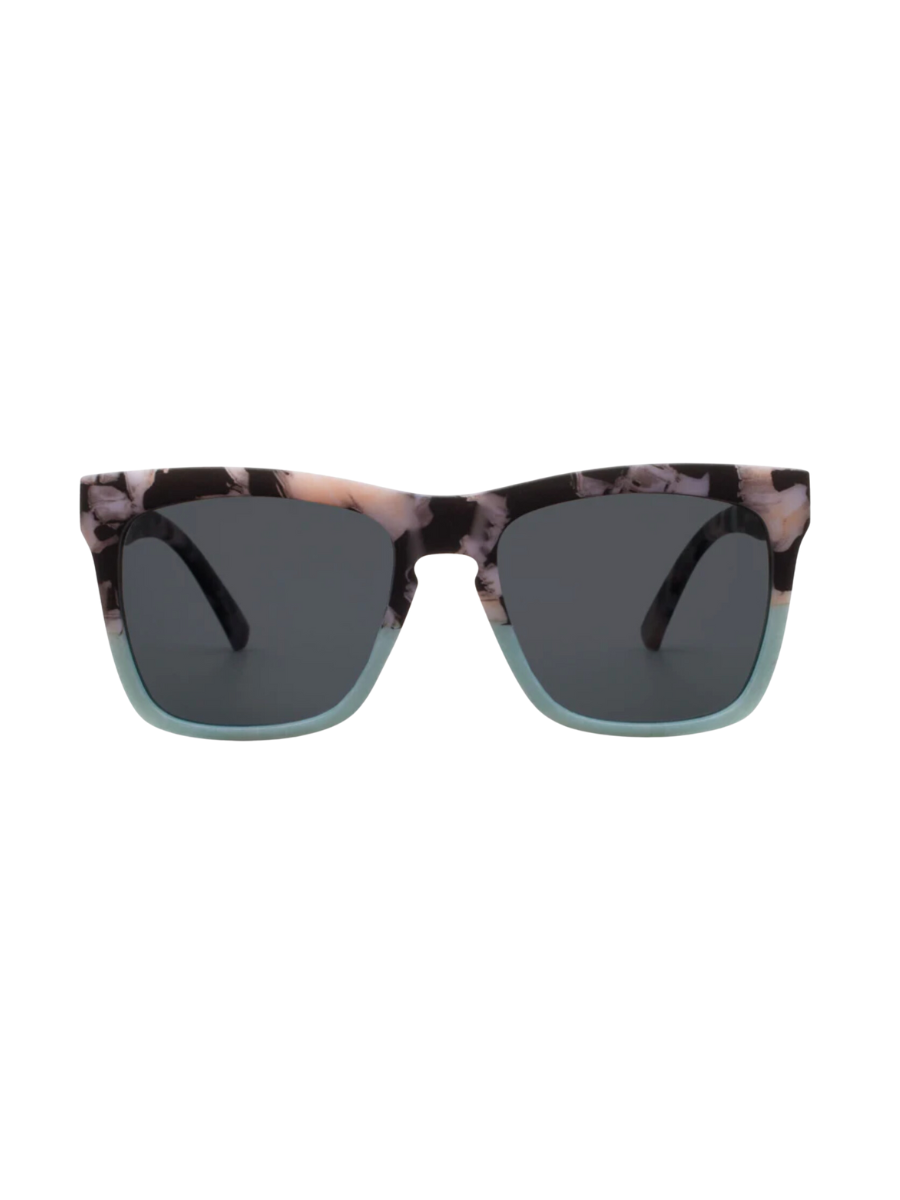 PEEPERS | Cape May Sun Readers - Black Marble/Mint