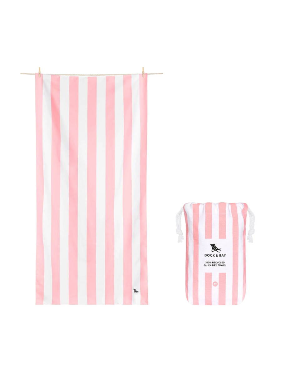 Dock & Bay | Kid's Beach Towel - Malibu Pink