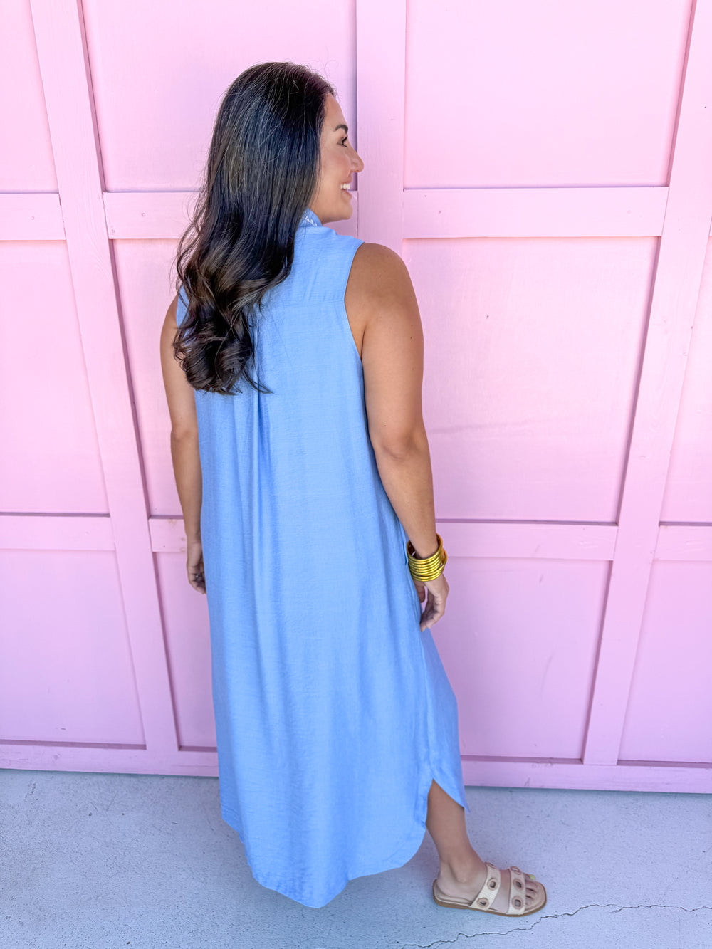 Sweet Escape Dress - Blue