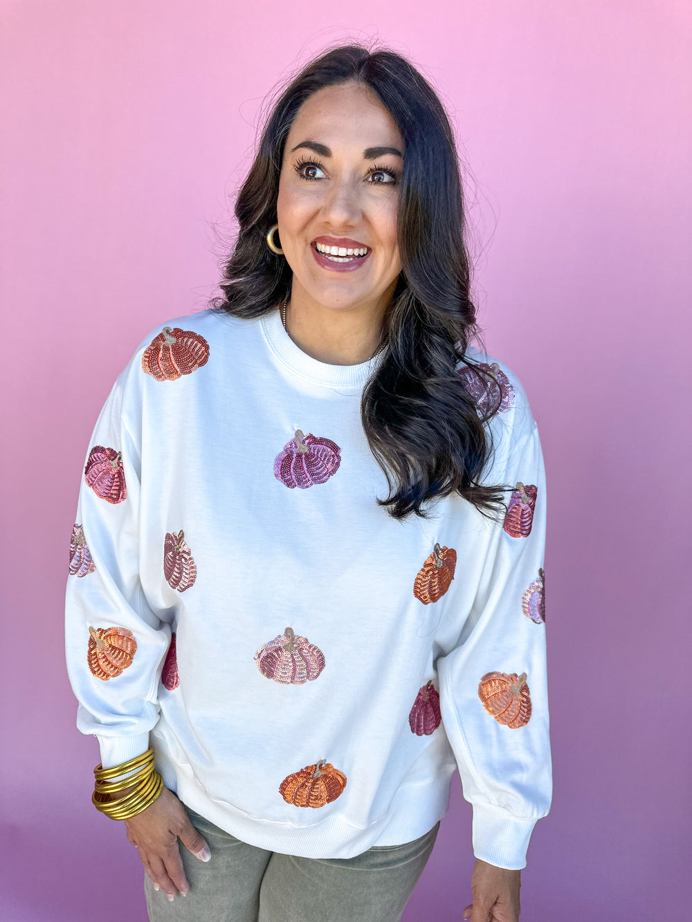 Mary Square | Sarah Pumpkins Sweatshirt