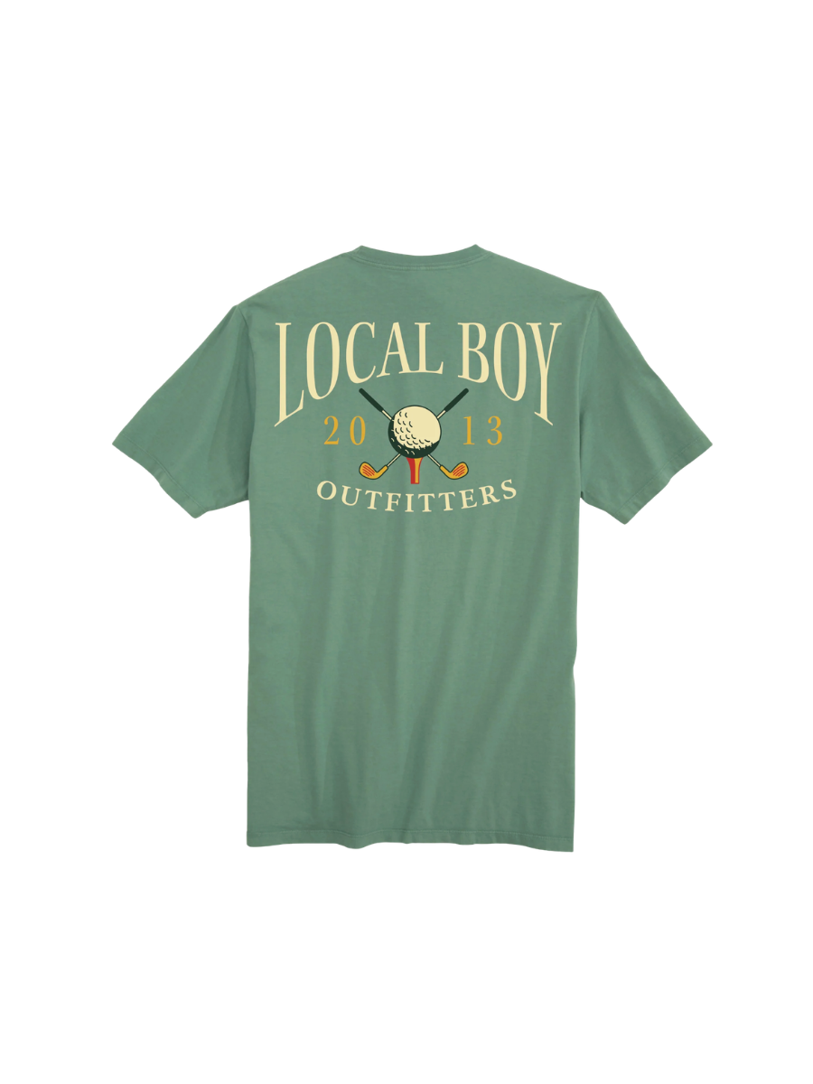 Local Boy | Golf Society Tee - Light Green