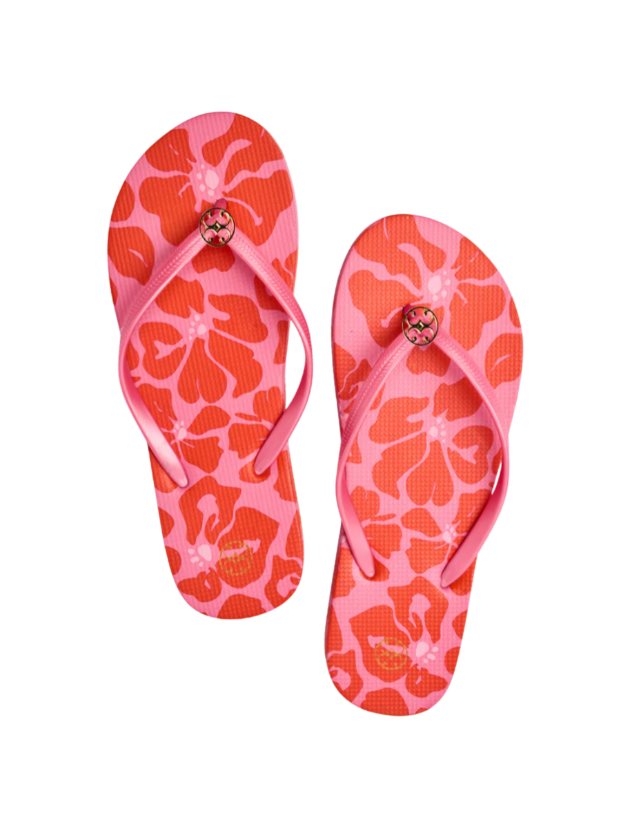 Mary Square | Flip Flops - Garden Samba