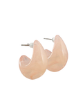 Dainty Drop Earrings - Peach