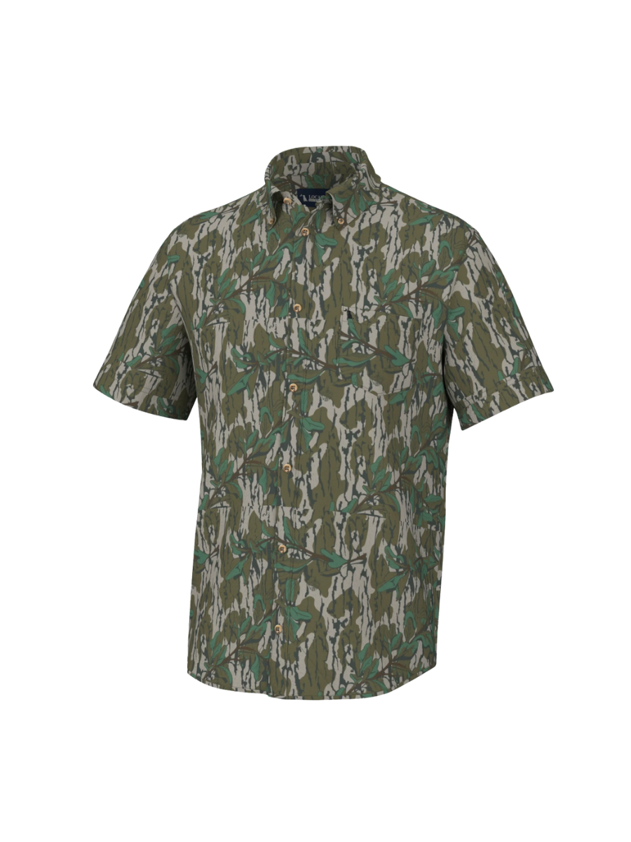 Local Boy Low Country Button Down green leaf mens tripp