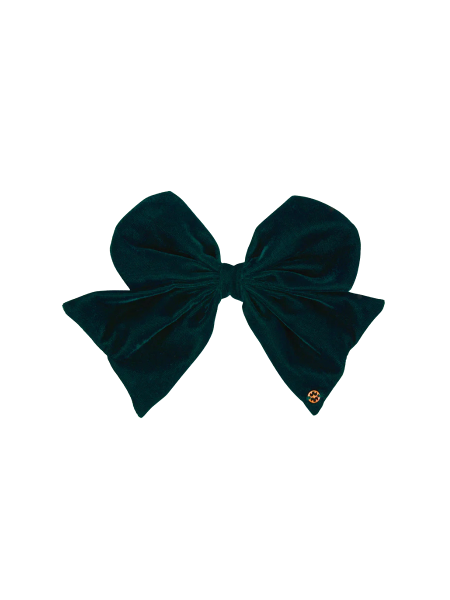 mary square magnetic fabric bow velvet  green christmas gift entertaining jincy's