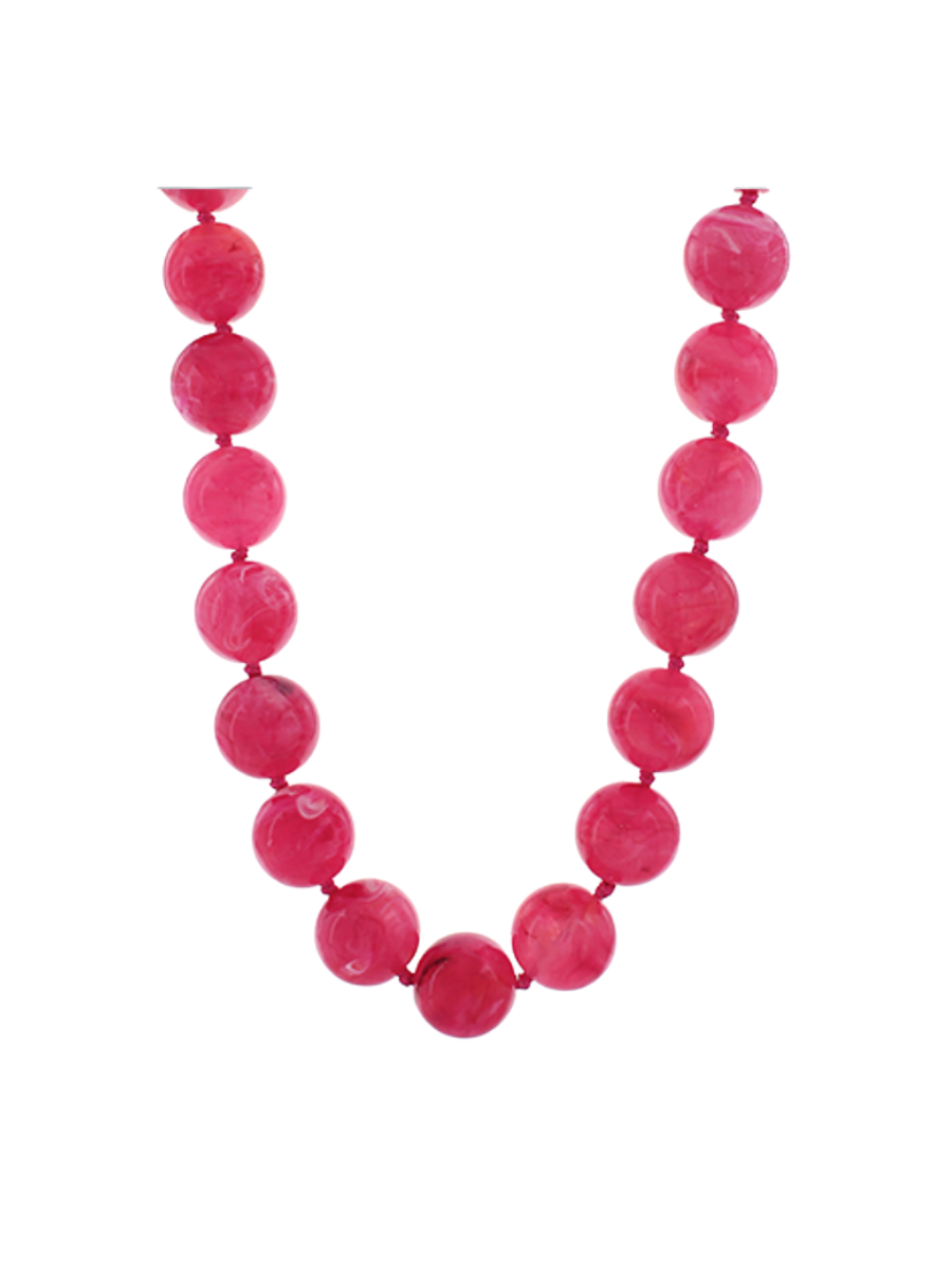 Statement Maker Necklace - Pink