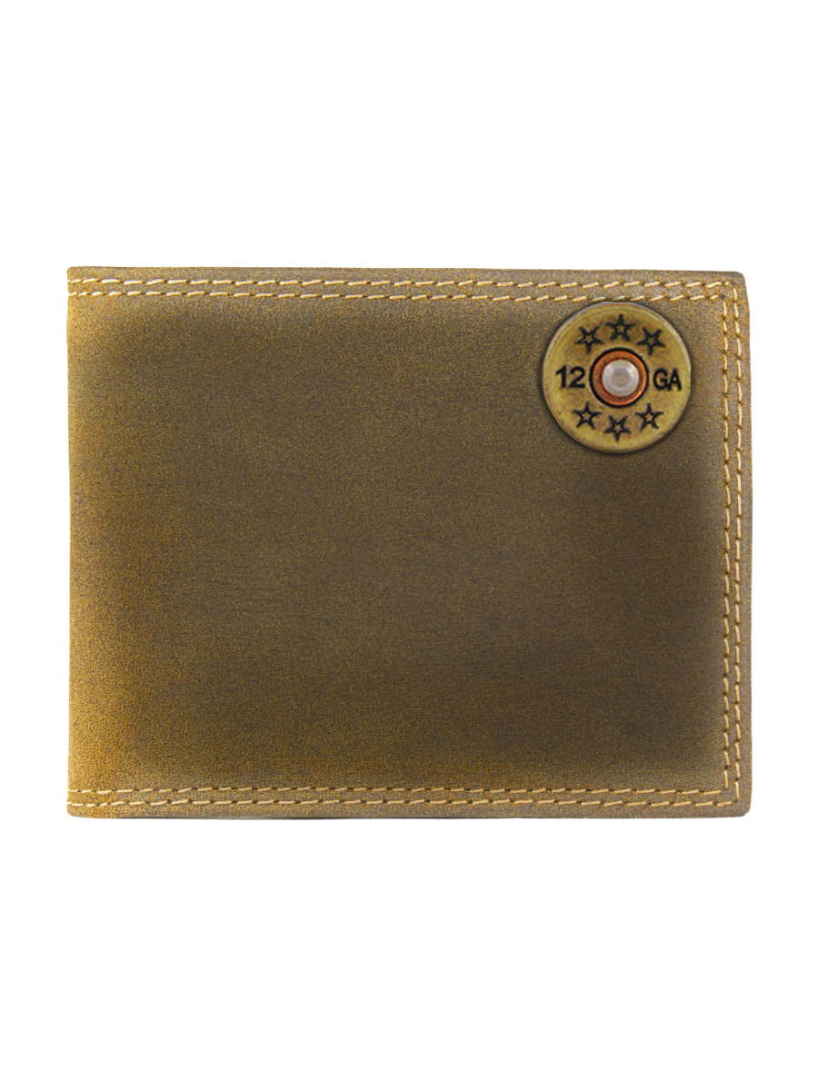 Zep-Pro | Vintage Tan Leather BiFold Wallet - 8 Styles