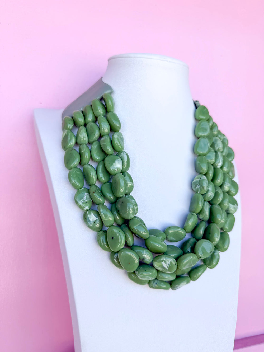 Stacked & Styled Necklace - Green