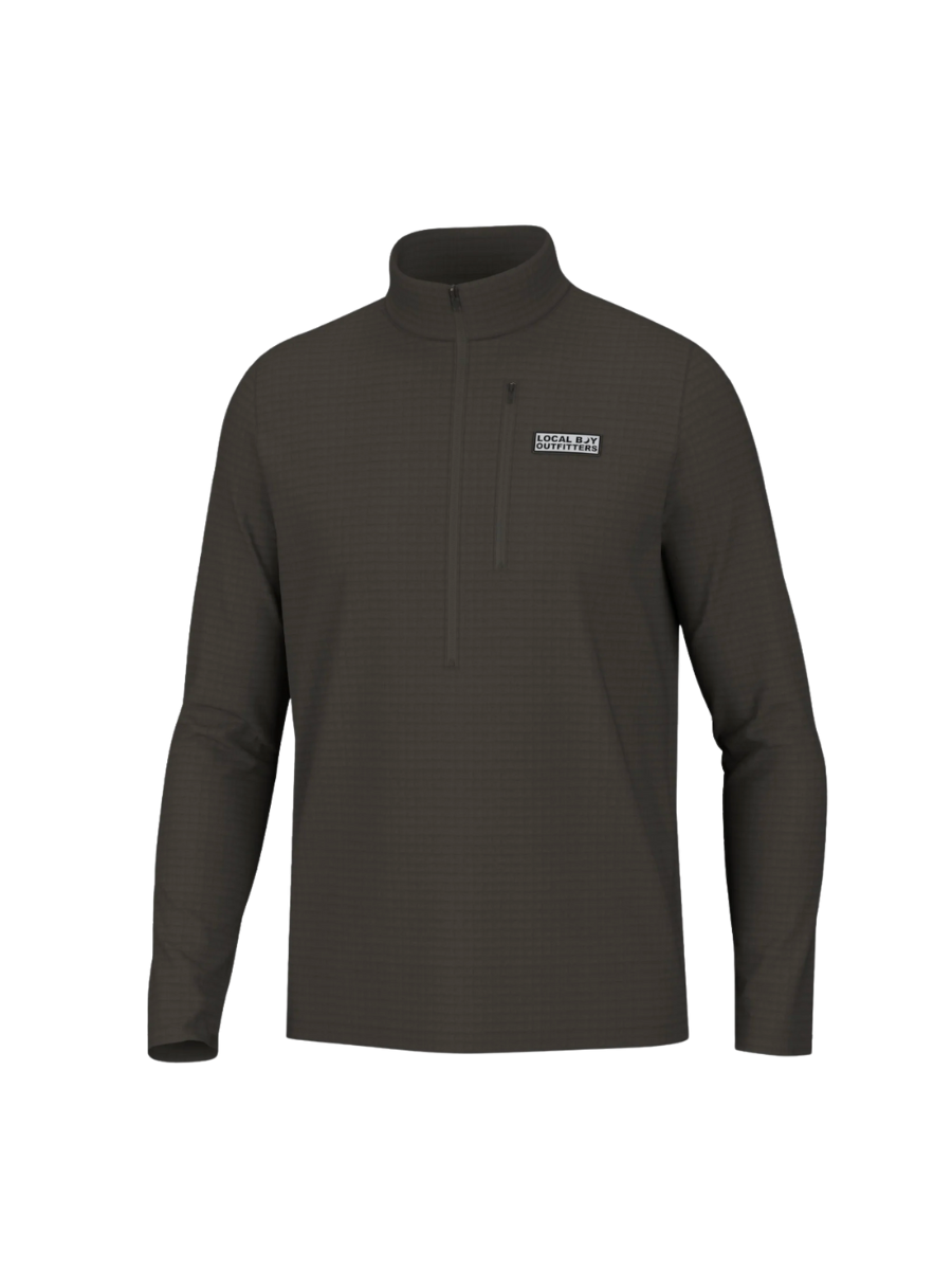 local boy waffle half zip pullover mens outerwear tripp