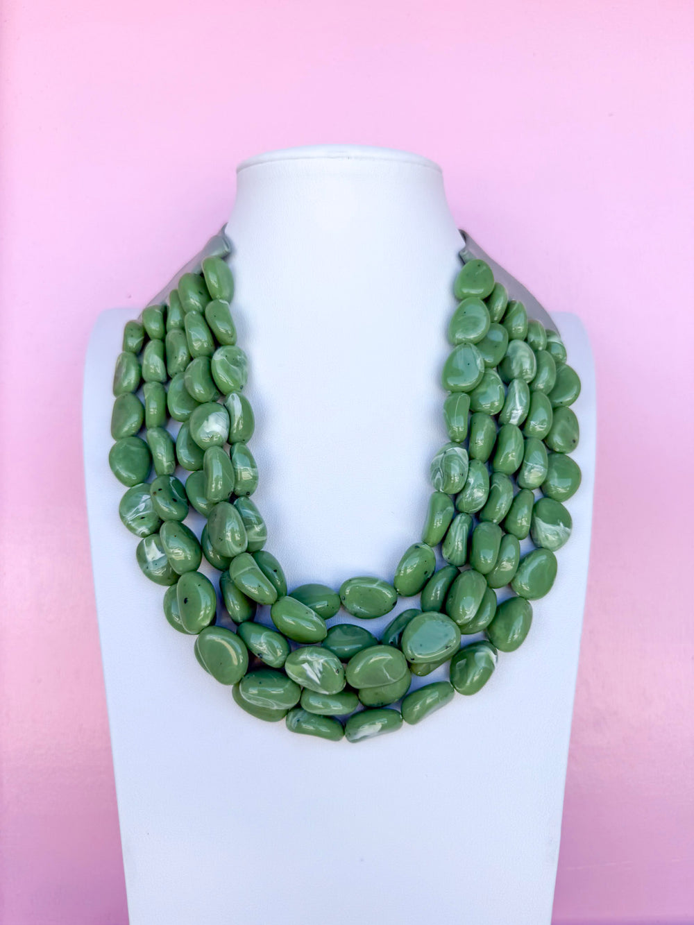 Stacked & Styled Necklace - Green
