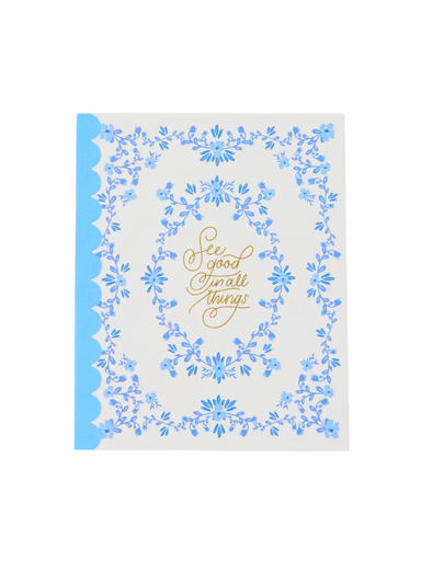 Mary Square Scallop Notebook See Good In All Things women gift jincy's