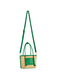 Salerno Mini Tote Green shiraleah womens boutique straps handles jincy's