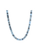 wide disk marble bead necklace navy color womens accessory gift jincy's