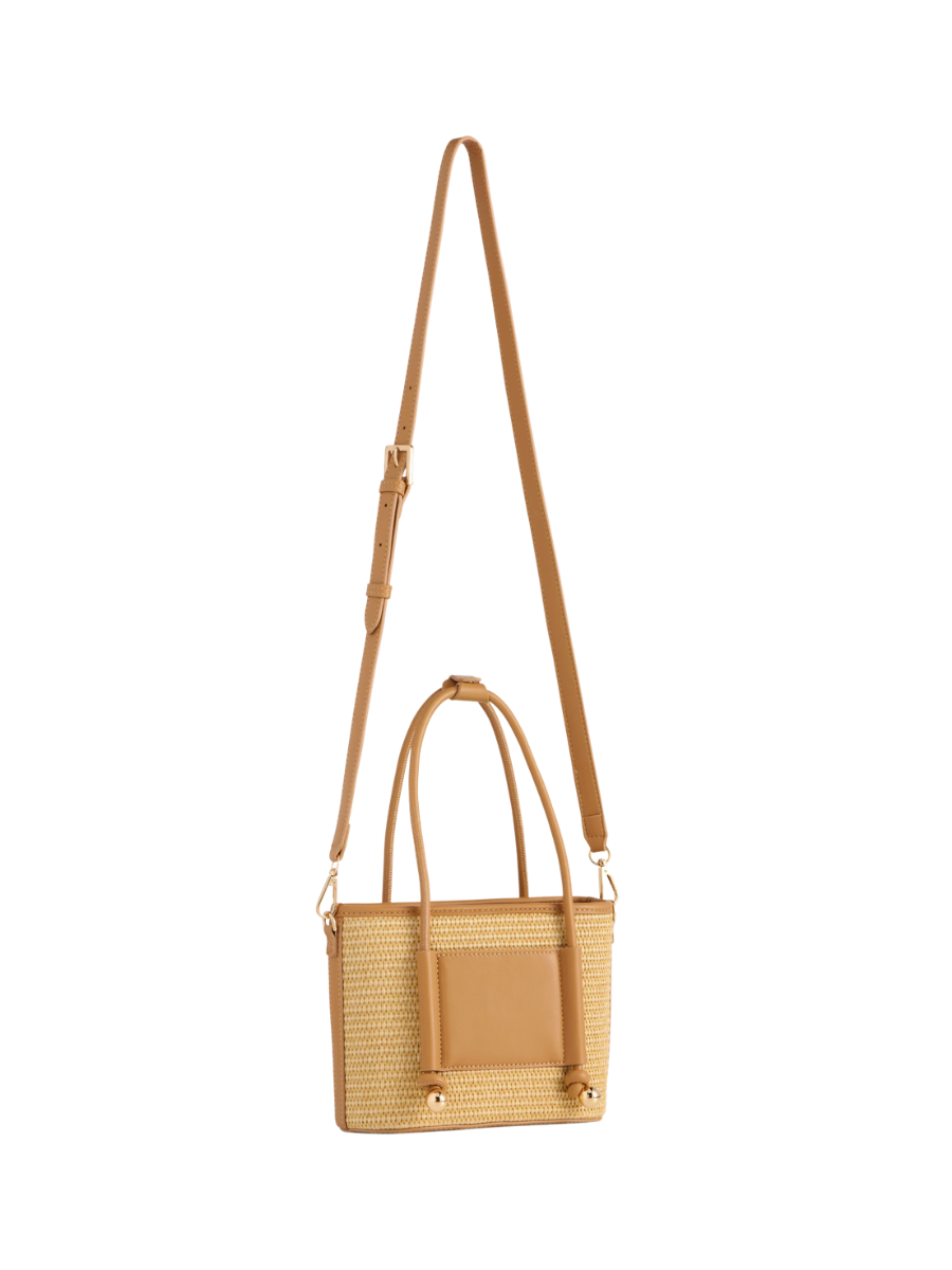 Salerno Mini Tote tan shiraleah womens boutique straps handles jincy's