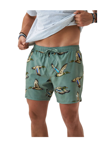 BURLEBO Swim Trunks Jumbo Mallards Green men jincy's tripp