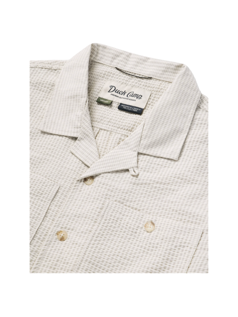 Duck Camp | Men's Coastal Serrsucker S/S Shirt - Birch