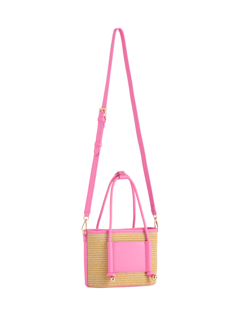 Salerno Mini Tote pink shiraleah womens boutique straps handles jincy's