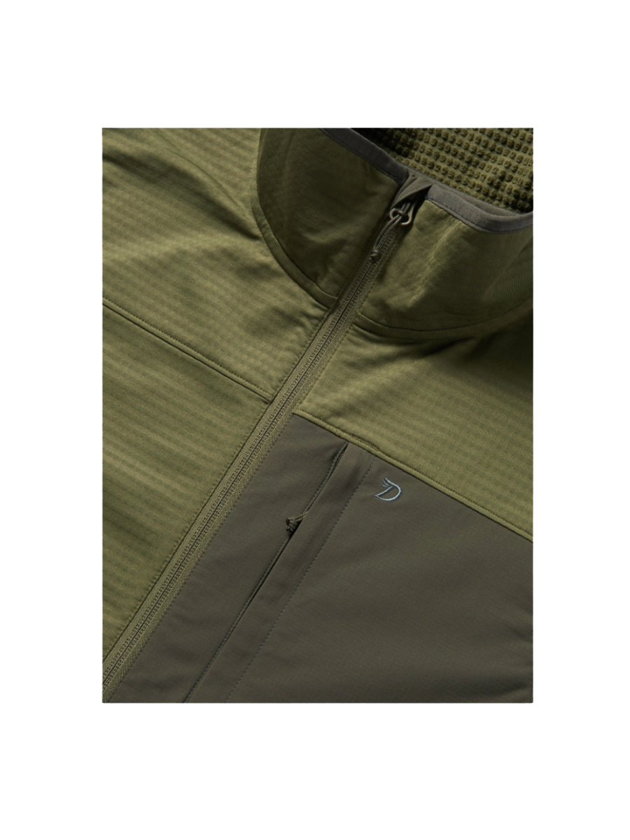 Duck Camp | Lightweight Grid Tech Vest - Moss/Raven tripp