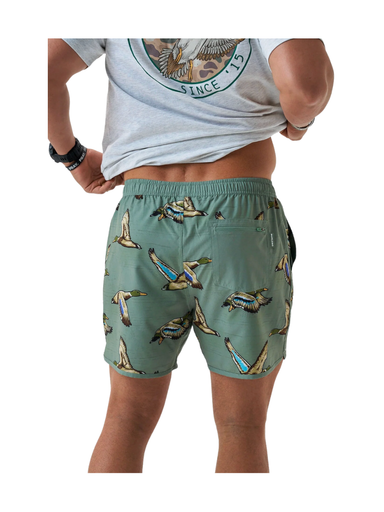 BURLEBO Swim Trunks Jumbo Mallards Green men jincy's tripp