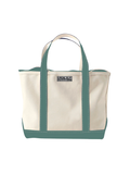 Local Boy | Solid Beach Tote - Cream/Teal