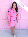 QUEEN OF SPARKLES Groovy Hearts Sweatshirt Dress womens boutique statement jincy's