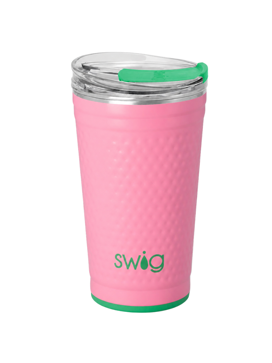 Swig | 24 oz Party Cup - Pink Golf Ball