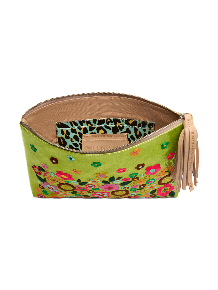 Consuela Take Me Out Cluch Buzzy Colorful Bright Jincy's Gift