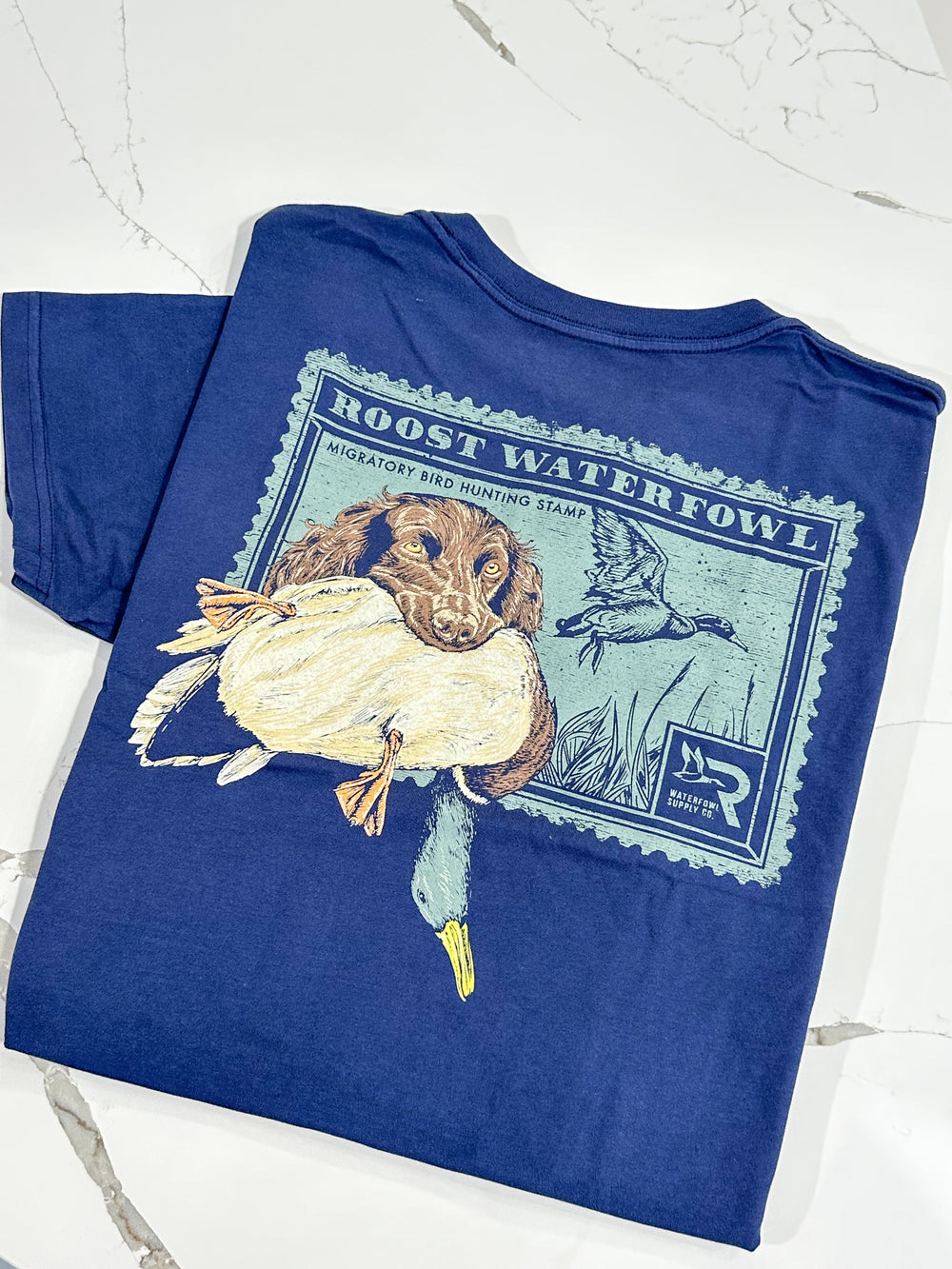 Roost | Boykin Stamp Tee - Navy