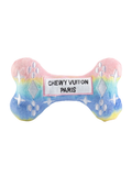 Pink Ombre Chewy Vuiton Bone Toy dog toy gift jincy's