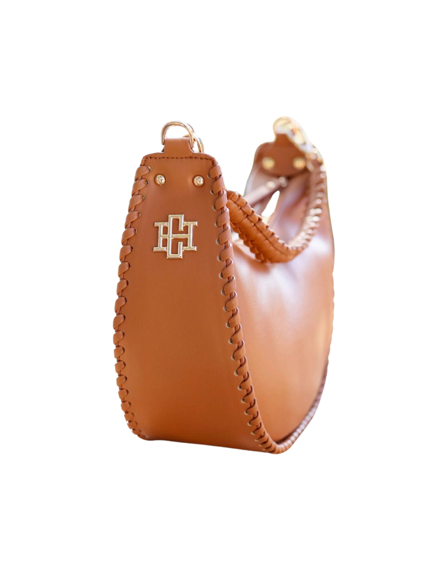 Caroline Hill | Gwynn Whipstitch Handbag - Camel