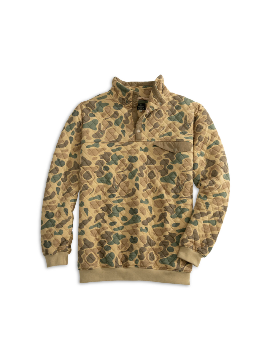 Men’s HEYBO store camouflage 1/4 zip