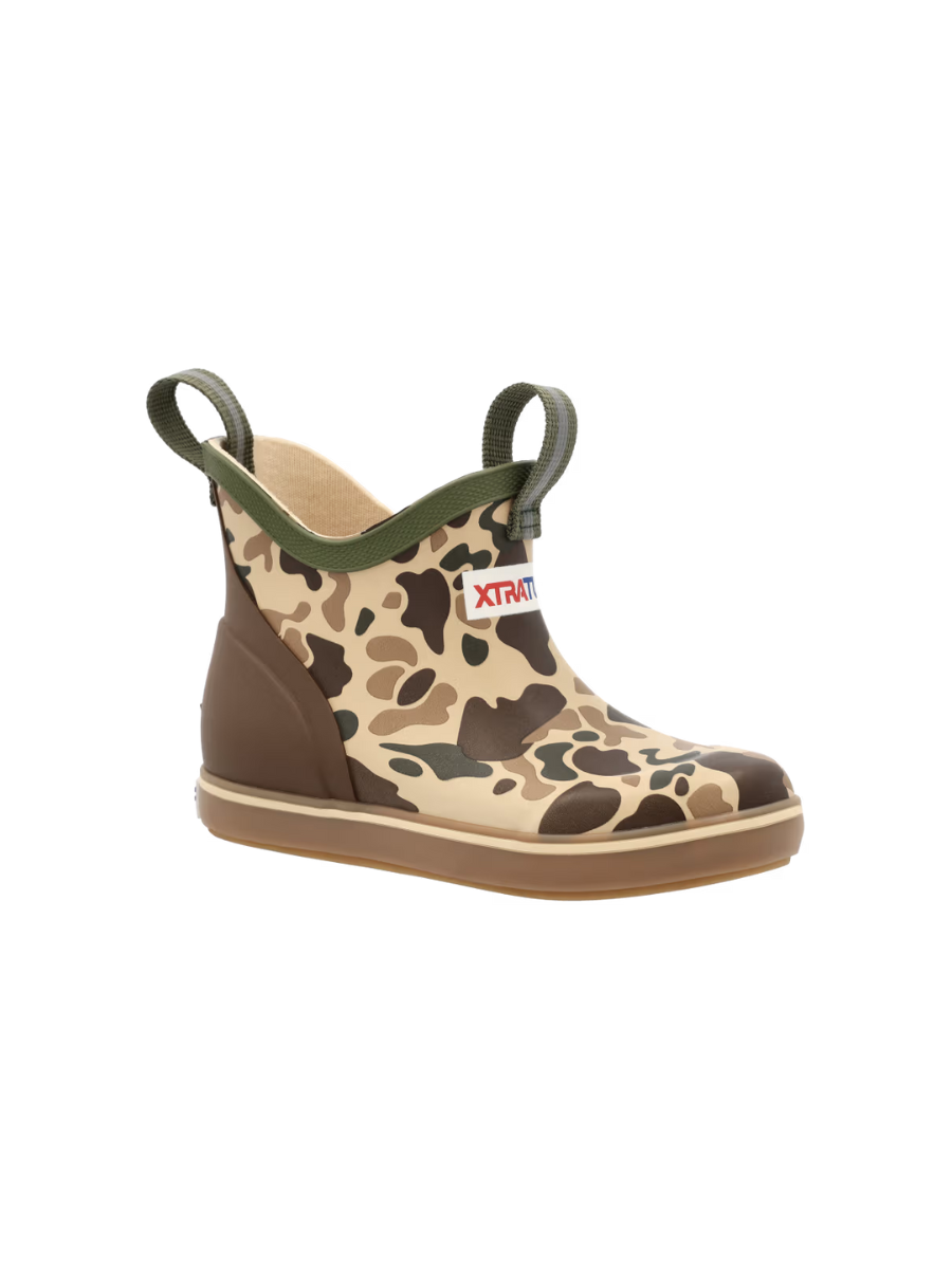 XTRATUF Duck Camo YOUTH Ankle Deck Boot Rain Boot Outdoor Shoe Boy's Jincy's Tripp