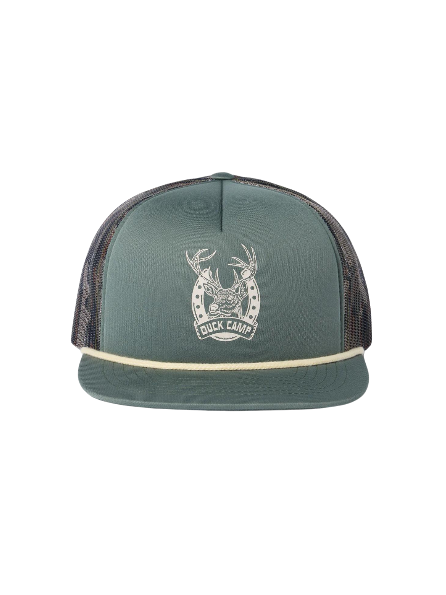 Duck Camp | Lucky Deer Retro Trucker - Thyme