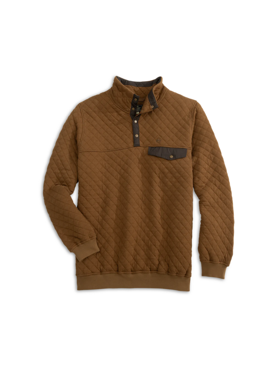 Heybo | Hermitage 1/4 Snap Pullover - Chestnut