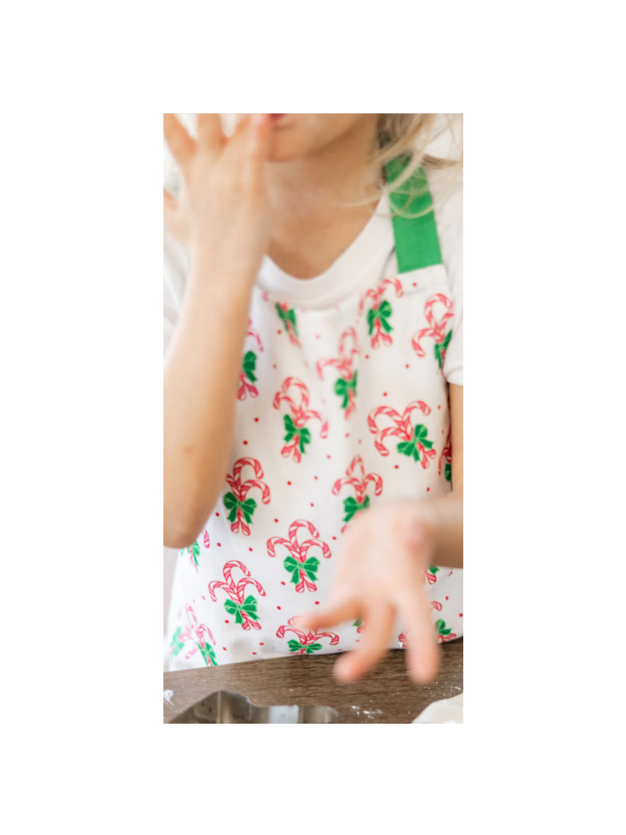 Mary Square | YOUTH Candy Cane Apron