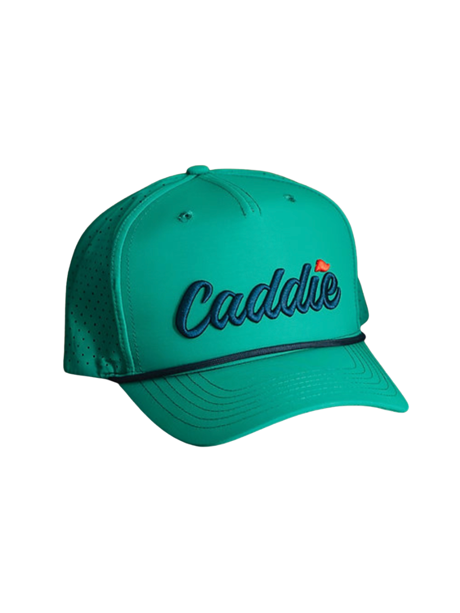 YOUTH Caddie Performance Rope Hat - Green/Navy