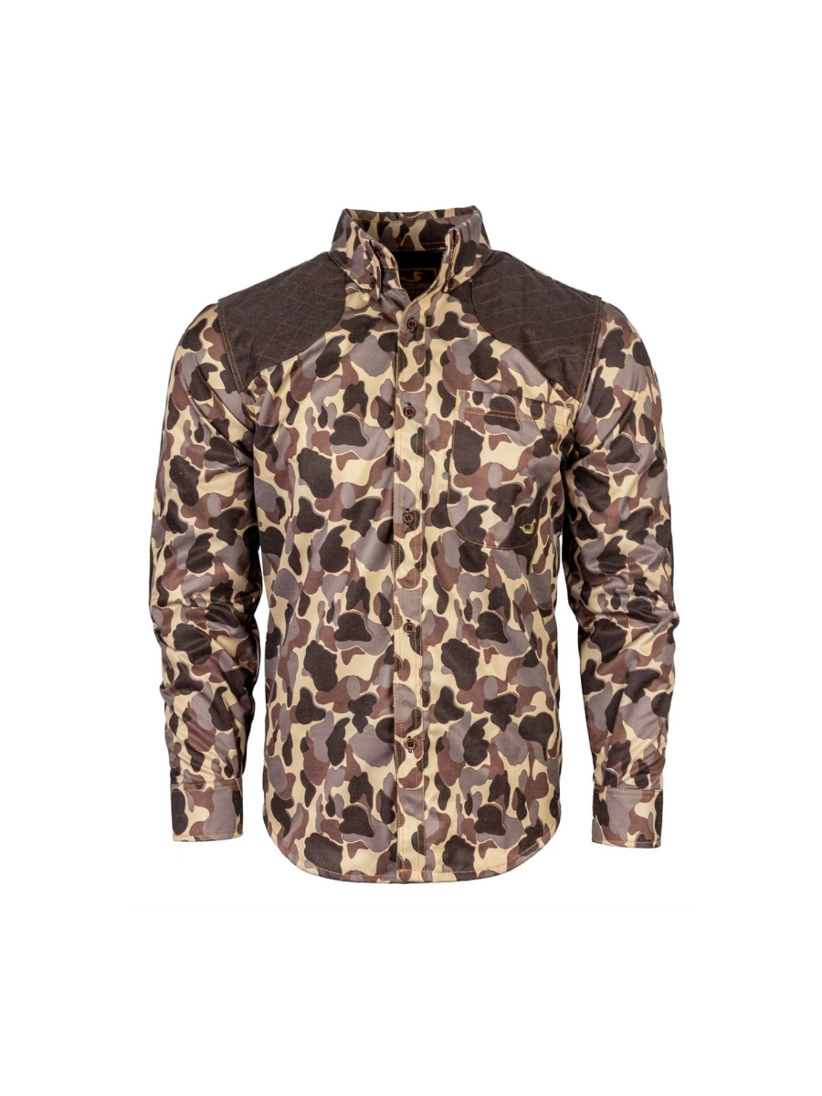 Dixie Decoys | Frogskin Camo Wingshooting Shirt