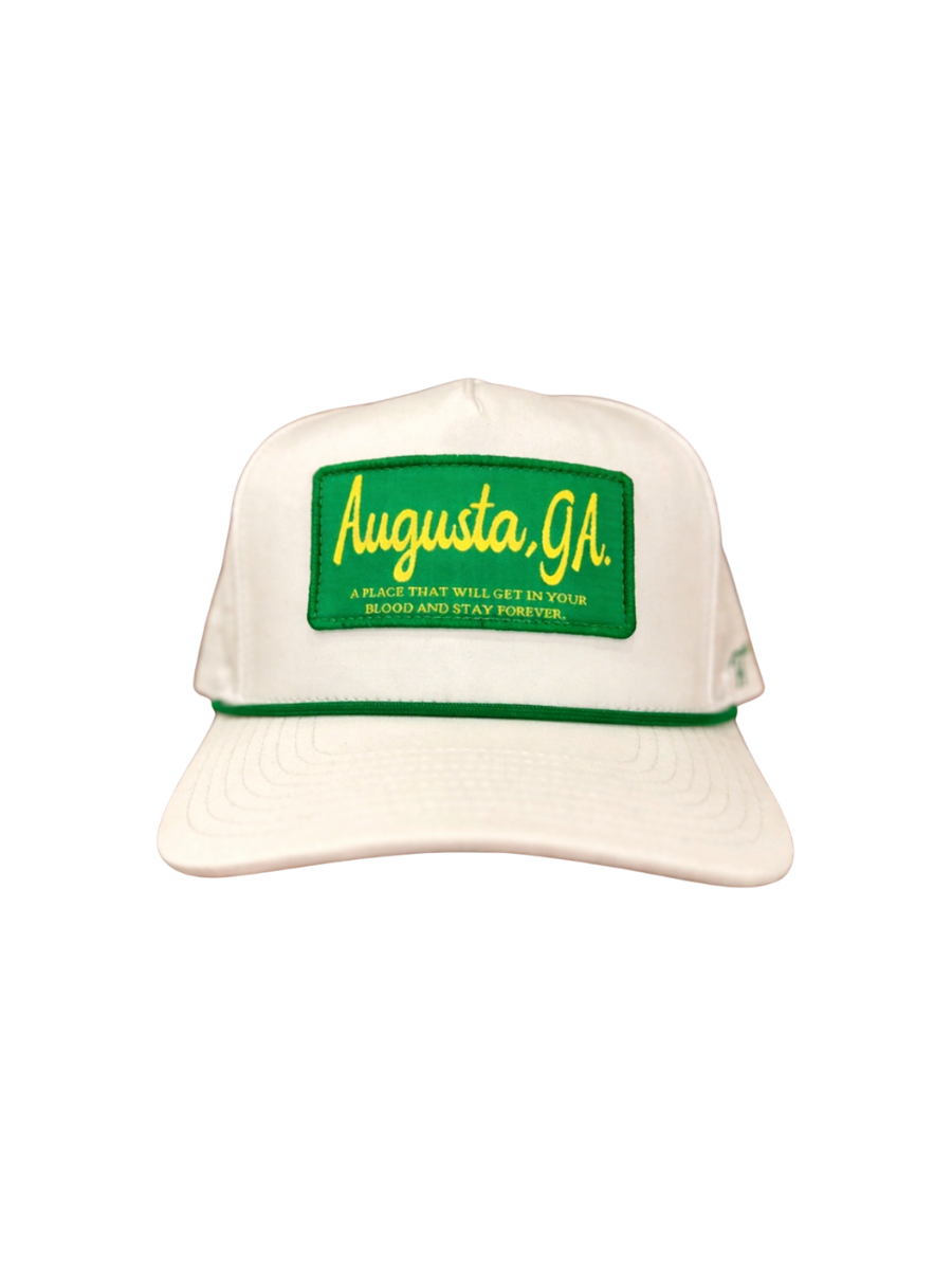 Augusta GA Patch Hat - White