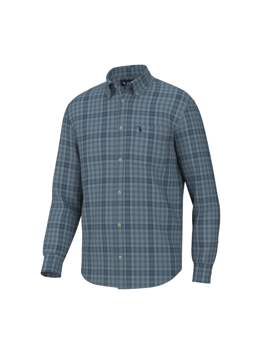 Local Boy | Hoffman Dress Shirt - Navy/Slate/Light Blue