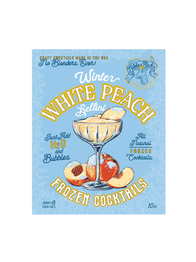 Noble Mick's | Winter White Peach Bellini Frozen Cocktail Mix