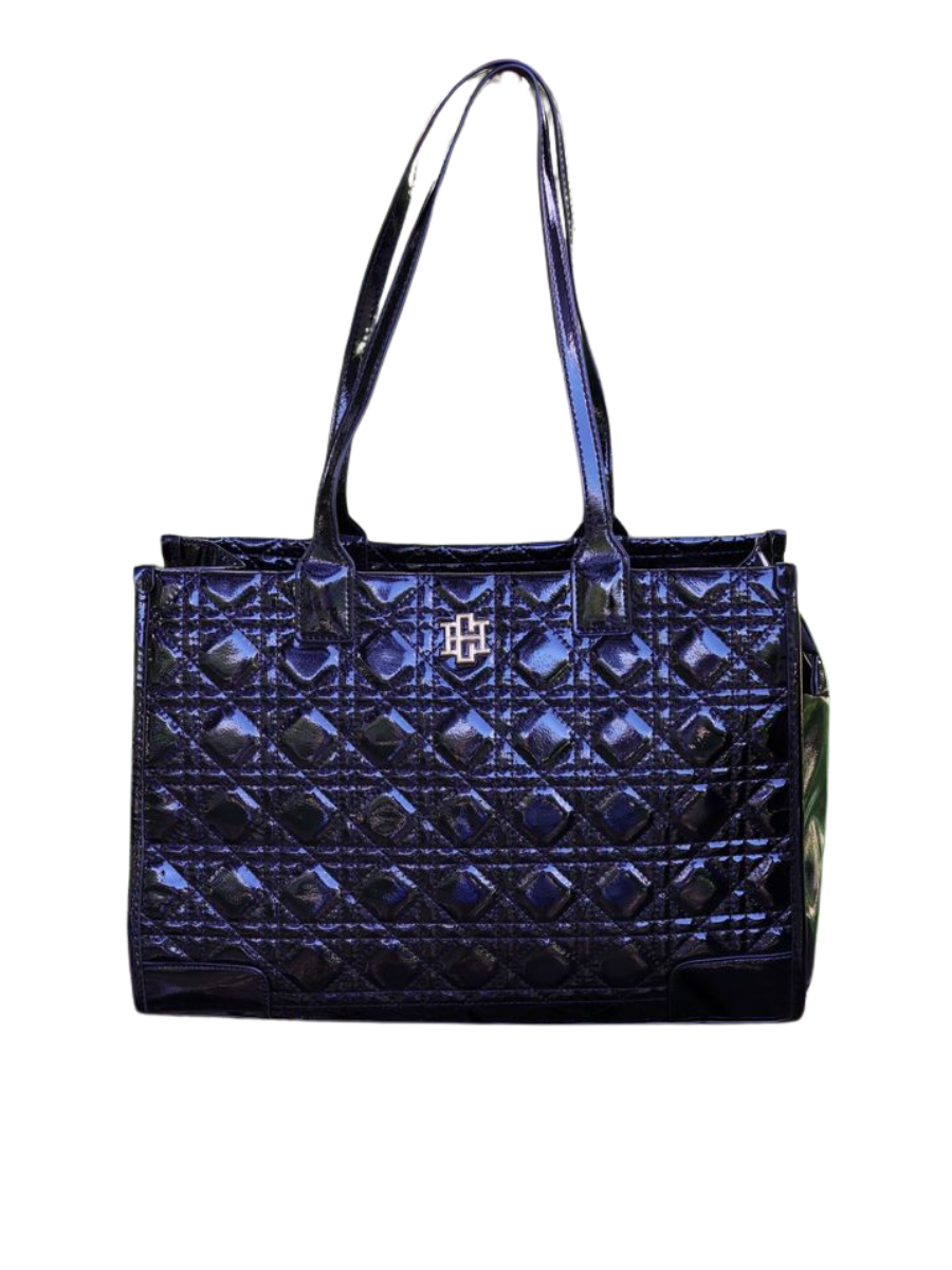 Caroline Hill | Shane Tote - Black Patent LQ