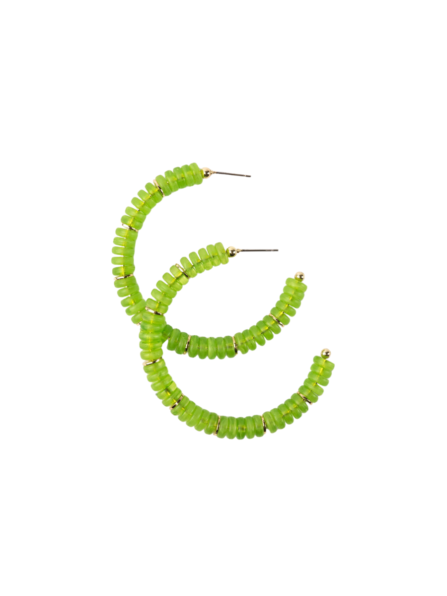 Michelle McDowell | Olivia Earrings - Lime