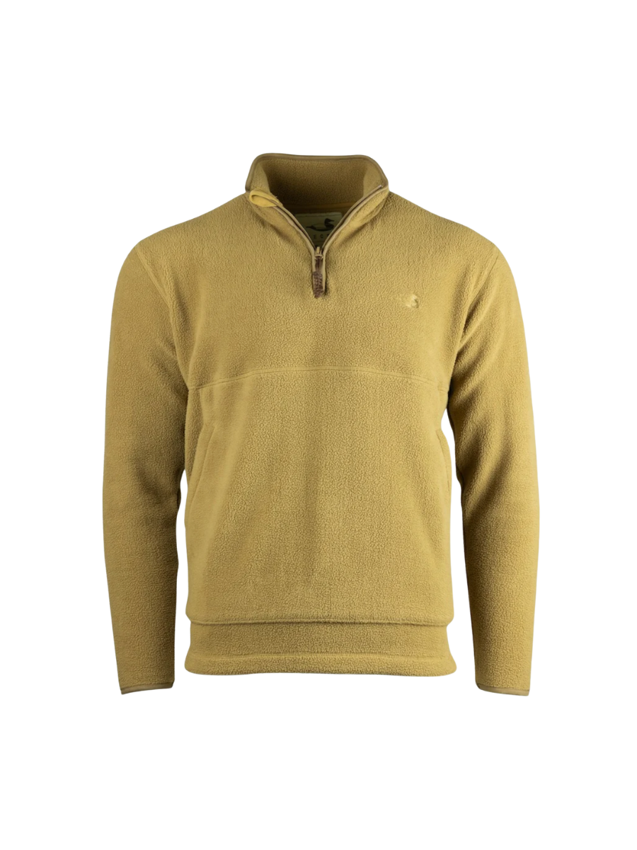 DECOY Croatan Fleece Pullover Bronze Color Mens Quarter Zip Tripp