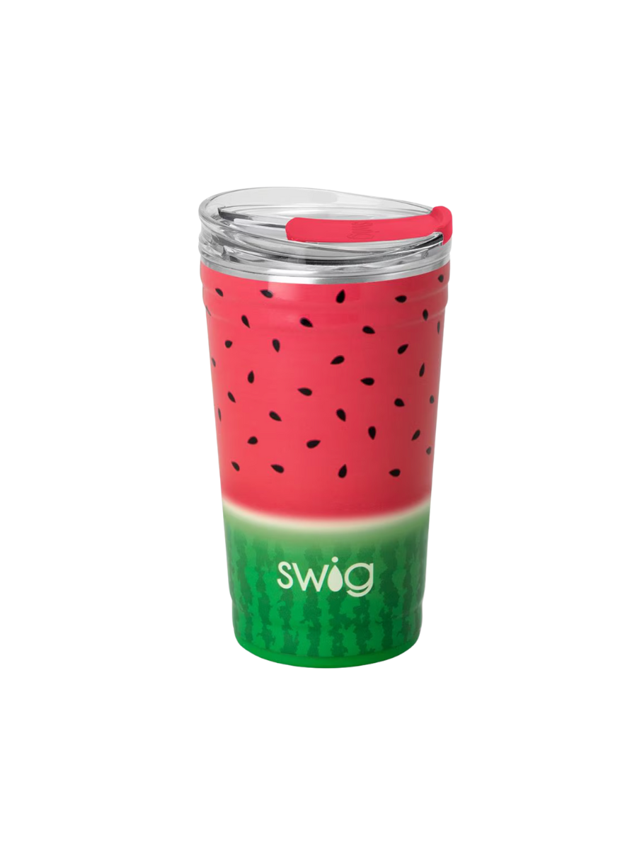Swig 24 oz Party Cup Melon Slice Insulated Tumbler Summer Fun Watermelon Jincy's Gift