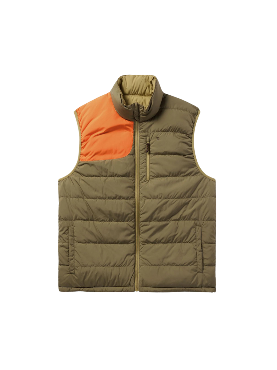 Duck Camp | DryDown Reversible Vest - Wheat/ Pin Oak