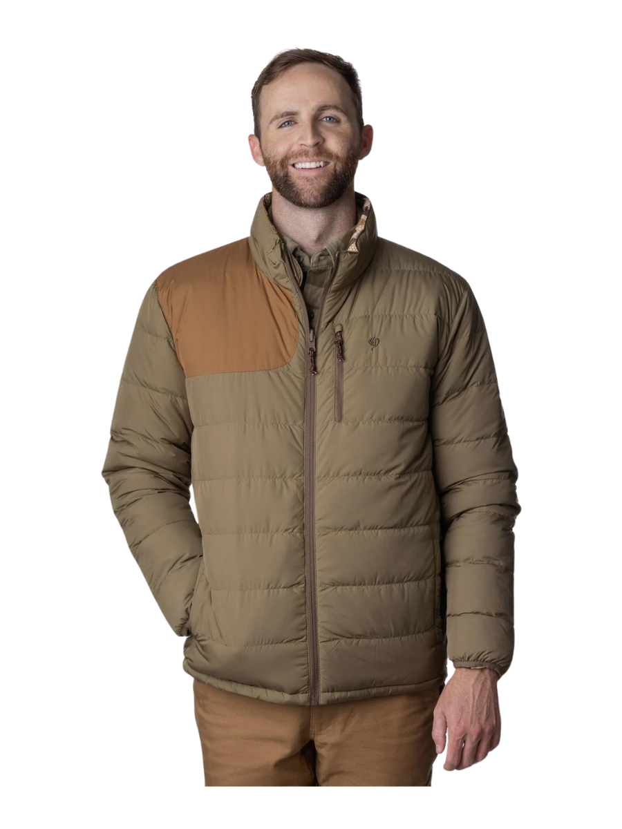 Duck Camp | DryDown Reversible Jacket  - Pin Oak/Wetland