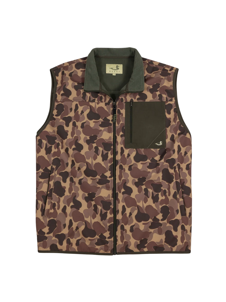 DECOY | Pamlico Layering Vest - Frogskin Camo