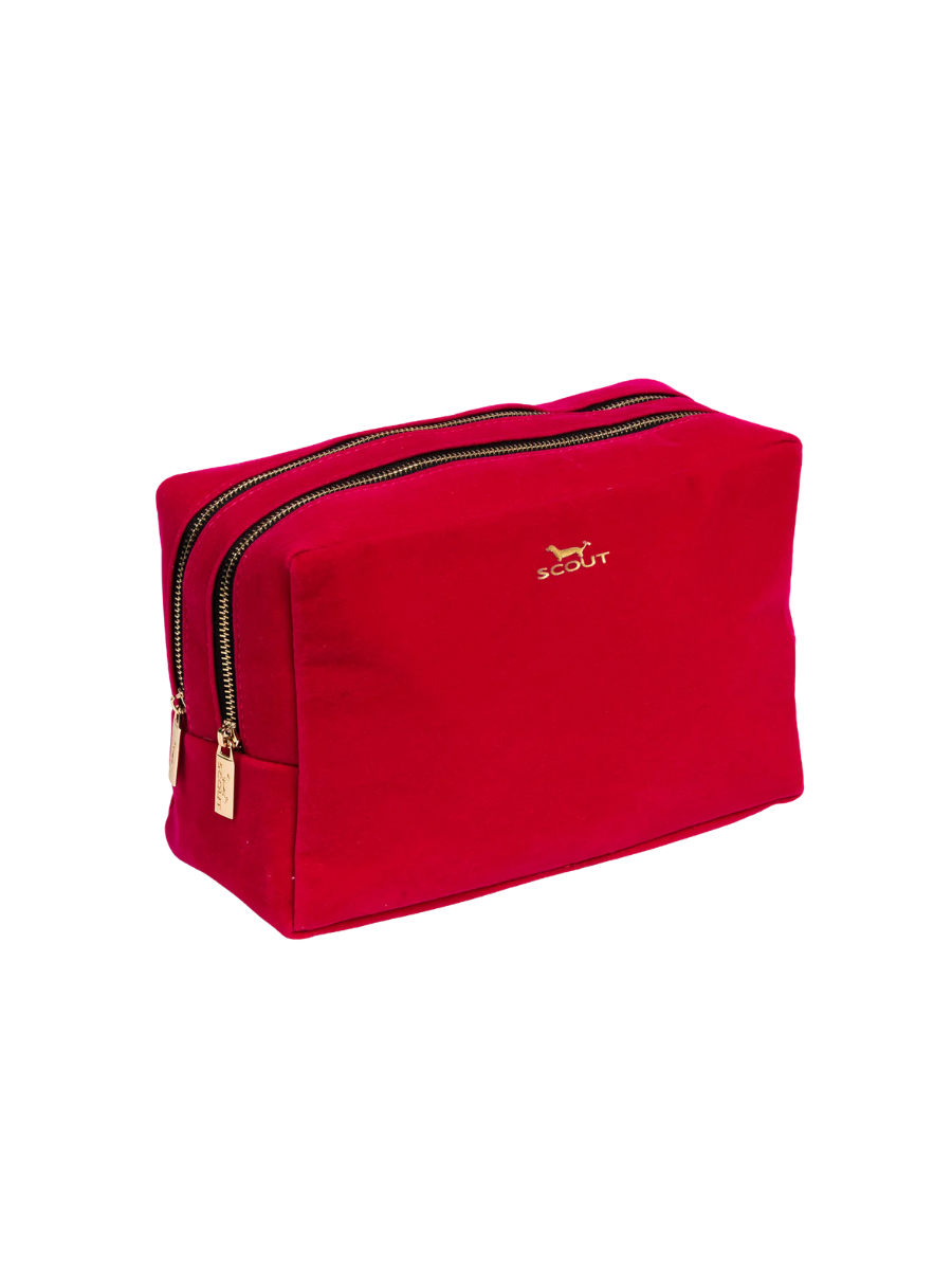 SCOUT | 2-Way Toiletry Bag - Pink Velvet