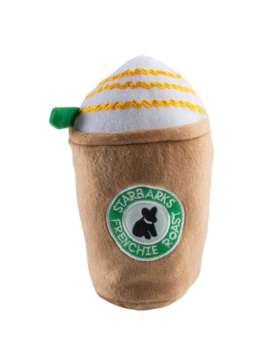 Starbarks Frenchie Roast Plush Toy dog toy chew toy gift jincy's